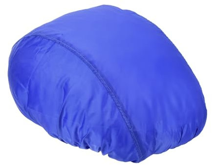 PATIKIL Fahrradhelm-Abdeckung, Motorradhelm-Regenschutz wasserdichte Fahrausrüstung Helm-Abdeckung für Straßenradfahren, Blau