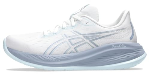 ASICS Women's Gel-Cumulus 26 Running Shoe, Weiß/Grau (Cool Grey), 41.5 EU