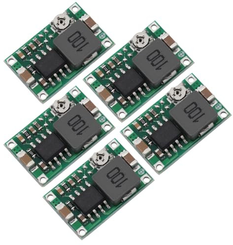 Heevhas 5PCS DC-DC Spannungsregler Step-Down-Leistungswandlermodul Mini360 Buck Converter 3A 4,75-23 V zu 1,0-17 V Einstellbare Stromversorgungsmodul Step Down-Modul