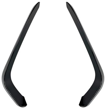 RUIHAHA Frontstoßstange Untere Nebelscheinwerfer Lampe Gitter Für VW Passat B8 2016 2017 2018 2019 Rechts/Links Nebelscheinwerfer Gitter Frontstoßstange Zubehör,A-Glossy Black