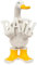 The Leonardo Collection Quackers Duck Bath Figurine For Home & Office | Home Decor Ornaments Gift For Women & Men | Beautiful Figurine For Indoor & Outdoor | Living Room Decor Ornaments