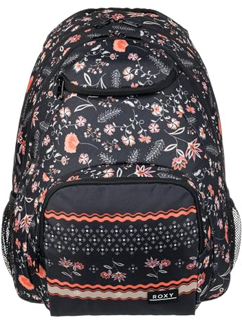 Roxy Women's Shadow Swell 24 L Medium Backpack, Anthracite Kerala Border, One Size