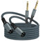 Twozoh Cable de Audio Jack de 6,35 mm a XLR Macho de 3 pines 1M 2 Unidades, Trenzado XLR Macho a 1/4 TRS estéreo para guitarra (Profesional/HiFi)