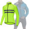 ARMAAN Veste de cyclisme d'été pour hommes imperméable coupe-vent maillot de course léger à séchage rapide vêtements de course en plein air respirant VTT coupe-vent réfléchissant haut,Green-EU XL