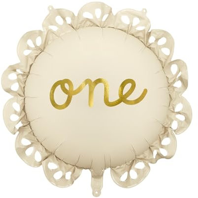 Libetui Folienballon One 1. Geburtstag XL Ballon erster Geburtstag Mädchen Junge Kinderparty Kindergeburtstag Luftballon