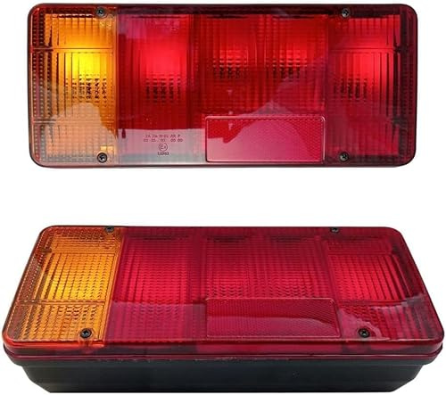 Links Rückleuchten Rücklicht Heckleuchten Glühbirne Hallo für Daily Tipper,EuroCargo, Fiat Ducato, Peugeot Boxer,Peugeot J5,Master Mascot, Citroen Jumper,Citroen Jumpy LKW E-MARK mit Steckdose