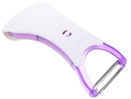 UKCOCO Pelador De Patatas Y Tomates Automático Para Cocina Multifunción Portátil De Metal De Zanahorias Morado Pp