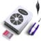 Elitzia Professional Nail Dust Collector 2 in 1 Nail Dust Extractor with Low Noise, Adjustable Speed for Manicure & Pedicure, Desktop Electric Nail Vacuum Cleaner Machine for Nail Salon ETNC21