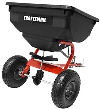 CRAFTSMAN CMXGZBF4505561 85 lb. Universal Tow Behind Direct Rod Control Broadcast Spreader