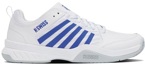 K-Swiss Mens Court Express 2 Tennis Shoe, White Dazzling Blue, 8 UK