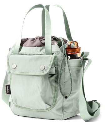 Bellroy Cinch Bucket Bag 9L, Leichte Umhängetasche - Seafoam | 9L kompakte, leichte Umhängetasche mit Außenfächern, Innenreißverschlussfach und drei Tragevarianten