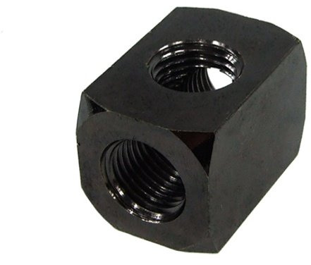 Anschlussoption Messing TEE T-Stück G1/4 - black nickel