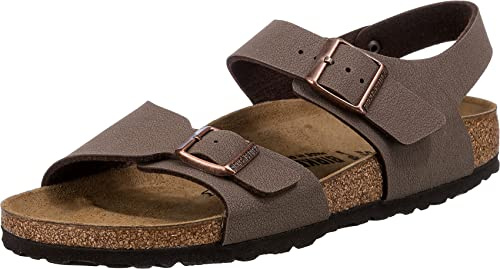 Birkenstock Kids New York, Unisex-Kinder Knöchelriemchen Sandalen, Braun (Mocca), 33 EU
