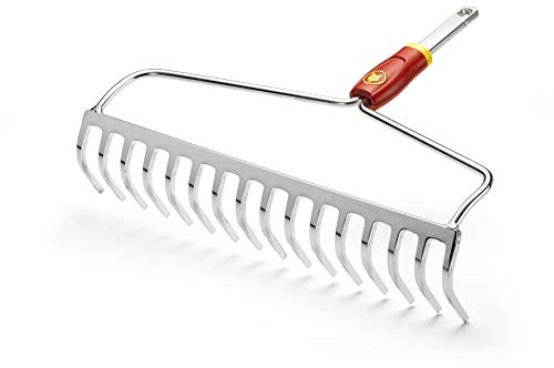 Outils Wolf DOM40 Rastrillo Arco con 16 Dientes Multi - Star Dom40, Plateado y Naranja