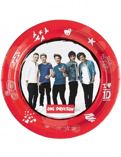 amscan 23cm One Direction Paper Plates