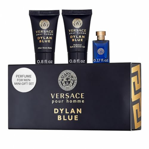 Versace Dylan Miniatur Set, Blau, 3-teilig, Einheitsgröße Mehrfarbig