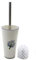 Flair 998806 Bad Accessoires WC-Garnitur Lavendel | Toilettenbürste Halter aus Keramik und Ersatzbürste