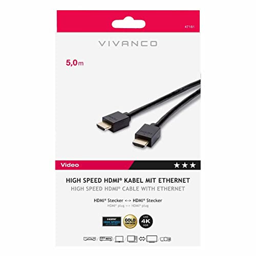 High Speed HDMI® Kabel mit Ethernet, 5m