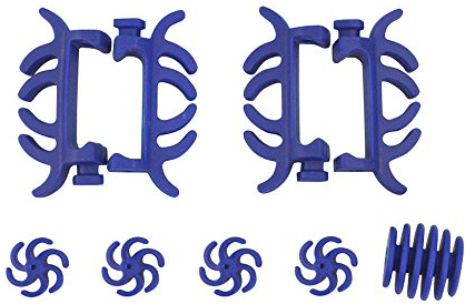 SHARROW Compound Bogen Stabilisator Bogen Glied Dämpfer Bogensehne Schalldämpfer Saitenschalldämpfer für Bogensport Bogenschießen (Blau)