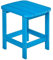 NEG Design Adirondack Tisch Marcy Beistelltisch täuschend echte Holzoptik, wetterfest, UV- und farbbeständig blau