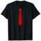 Legendär Krawatte Rot Karneval Schlips Mann Frau Team Shirt T-Shirt