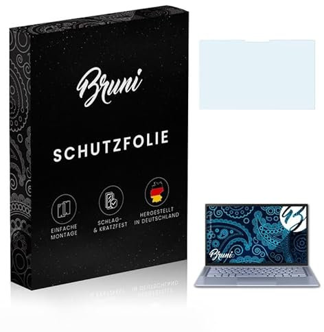 Bruni Screen Protector compatible with Asus ZenBook 14 UX431FA Protector Film, crystal clear Protective Film (2X)