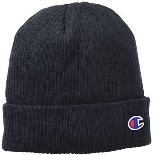 Champion Herren Men's Winter Beanie Strickmütze, Navy, Einheitsgröße