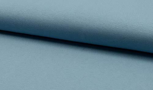 Elastik Viskose Jersey uni 0,5 m - TOP Quallität - 300g/lfm- Öko-Tex - Meterware (Blau 301)