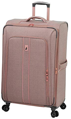 LONDON FOG Newcastle erweiterbarer Softkoffer mit Rollen, Checked-Large 28-Inch