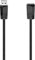 Hama USB A Kabel - USB A (Verlängerungskabel, USB 2.0A Stecker, USB A Buchse, 480Mbit/s, 0,5A, 0,75m) schwarz