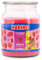 Haribo Duftkerze im Glas mit Deckel | Strawberry Happiness | Duftkerze Fruchtig | Kerzen lange Brenndauer (100h) | Kerzen Rosa | Duftkerze Groß (510g)