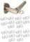 HOPS Türstopper klinke Türklinkenpuffer Türklinken stopper, 5er-10er-15er-20er Set, türgriff stopper, türgriff schutz, türstopper türklinke, türstopper griff, türklinkenpuffer transparent