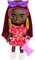Barbie Extra Mini Minis Vestido Besos Muñeca pequeña con Conjunto de Moda, Juguete +3 años (Mattel HLN47)