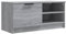 vidaXL Mobile TV Grigio Sonoma 80x35x36,5 cm in Legno Multistrato