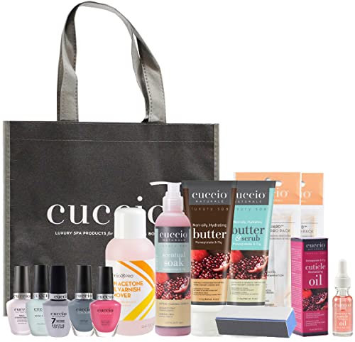 Cuccio bumper manicure at home kit- pom & fig