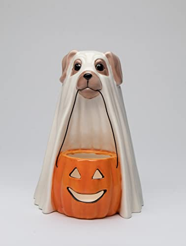 Cosmos Gifts 21020 Teelichthalter, Kürbis, 11,4 x 11,4 x 16,5 cm