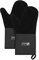 Yutat® Ofenhandschuhe - Kuh Wildleder Topfhandschuhe Hitzebeständig bis 320°C, extra lang und rutschfest Topflappen Handschuh, Perfekt für die Küche, Backen und BBQ im Freien, 2er Set, Schwarz