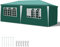 Joparri Pavillon Wasserdicht mit 6 Seitenteilen und Fenstern Grün Gartenzelt Partyzelt UV-Schutz Stabil Winterfest Gartenpavillon für Freien, Garten, Party, Hochzeit, Marktstand, 3x6m
