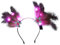 jojofuny 1stk Weihnachtslichter Stirnband Leuchtendes Stirnband Neuheit Weihnachtsstirnband Weihnachtskostüm Zubehör Weihnachtskopf Bopper Weihnachtshaarband Feder Eisen Preiselbeeren