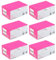 Tradineur - Pack de 6 Cajas de 6 Vasos Modelo Liberty - Capacidad: 280 ml - Fabricado en Vidrio Resistente - Apto para lavavajillas - Tamaño Aprox: Ø 7,3 x 8,9 cm - 36 Uds Totales