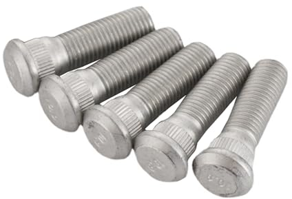SUCHUANGUANG Goujon de Roue dentelée de 46 mm de Long 90942-02049 Goujons en Acier en Acier