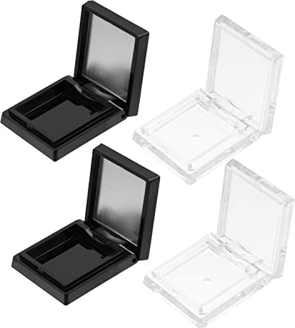 DOITOOL 4pezzi Contenitori Ombretti Vuoti Trasparenti Makeup Scatole Per Compleanni e