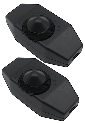 Hemobllo 2St Drehdimmer LED-Dimmschalter Dimmschalter für Lampe giteer safe zwirnknöpfe Schalter-Controller Controller wechseln LED-Dimmer Dimmer für LED-Streifen Dimmen Lichtmodulator abs