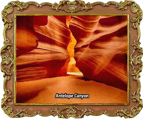 Kühlschrankmagnet, Motiv: Antelope Canyon Arizona, US-Touristen-Souvenir, Kühlschrank-Dekoration, Magnet