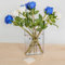 Transparente Acryl-Büchervase für Blumen - Durchsichtige Buch Buchförmige Vase Klare/Niedliche Bücherregal Dekoration mit Klare Wasserperlen für Wohnzimmer Schlafzimmer