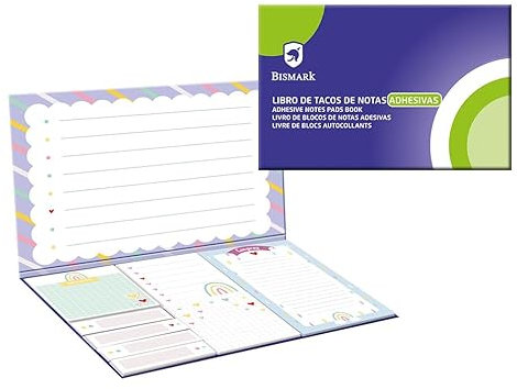 Libro Pack de Taco de Notas Adhesivas Bismark
