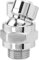 Mesee G 1/2 Kugelgelenk Adapter, Regendusche Duschkopf Kugelgelenk, Verstellbare Duschkopf-Drehkugel-Adapter, Universelle Duschkomponente für Verbindung von Brausekopf und Duschleitung