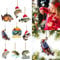 9 Stück Set Weihnachten Barsch Tier Deko Weihnachtsbaumschmuck 2D Acryl Anhänger Fisch Weihnachtsbaum Ornamente Weihnachtsdeko Saisonale Dekoration Valentinstag Liebhaber Fischliebhaber (Grün)