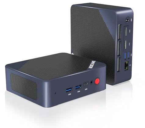 BOSGAME B95 Mini PC, Processeur Intel Alder Lake-и95 (jusqu'à 3,4 GHz), Mini Ordinateur Windows 11 Pro, 8 Go de RAM, SSD 256 Go, Mini Ordinateur de Bureau pour Entreprises