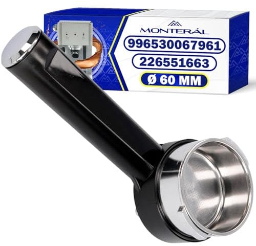 Portafiltro Cafetera a Presión con Código Original 996530067961 226551663 226551650 421941312101 11008490 para Philips para Gaggia para Saeco - Garantía de 10 Años - MONTERAL
